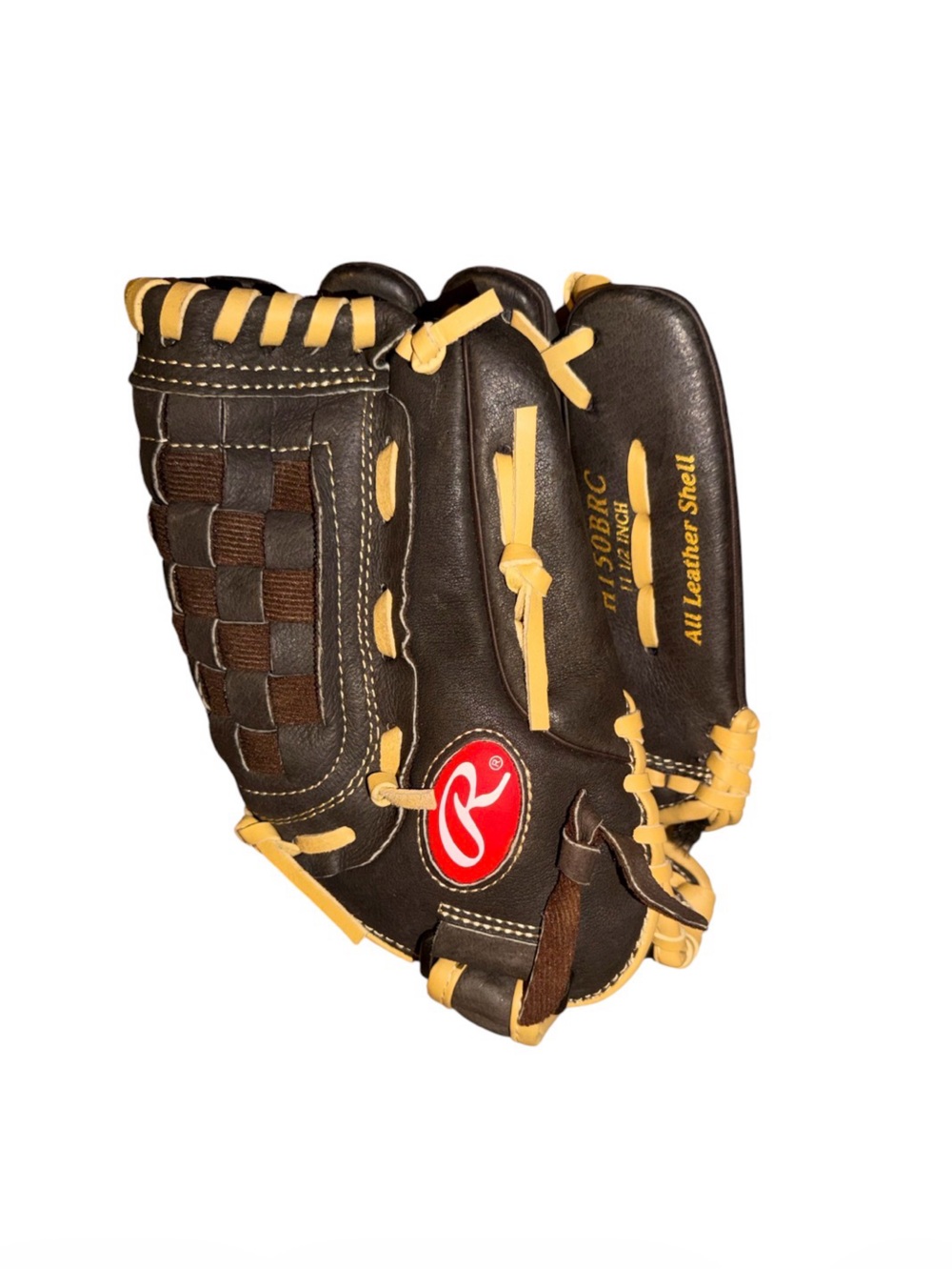 Rawlings Brown/Tan Leather Baseball Glove